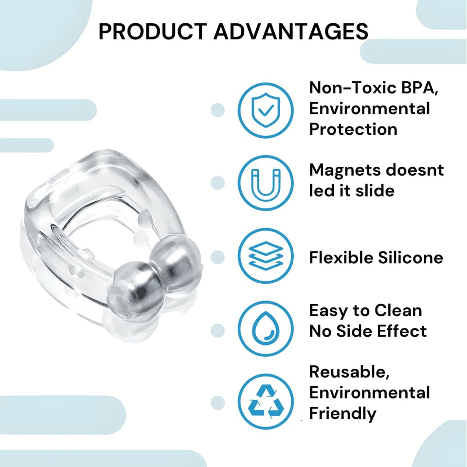 Magnetic Anti-Snoring Nose Clip