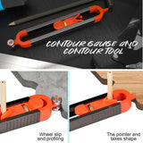 Adjustable Locking Profile Scribing Ruler