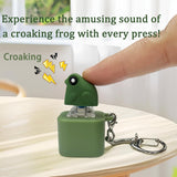 Quacking Duck & Frog Fidget Toy Keychain