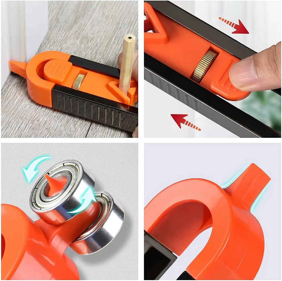 Adjustable Locking Profile Scribing Ruler