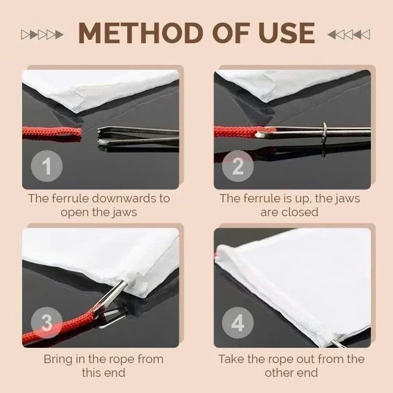 pack of 2 | DIY Rope Threader Clip |