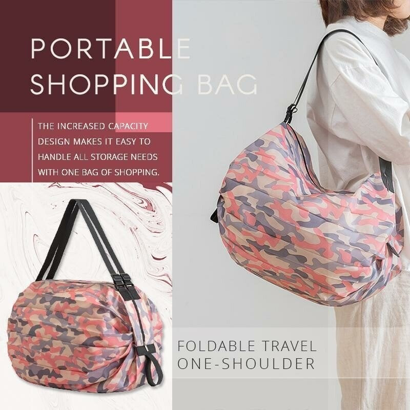 Foldable Travel One-shoulder Portable Shopping Bag