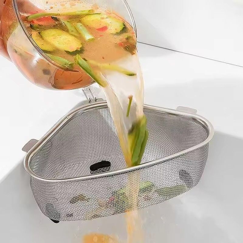 Multifunctional Stainless Steel Kitchen Sink Drain Basket