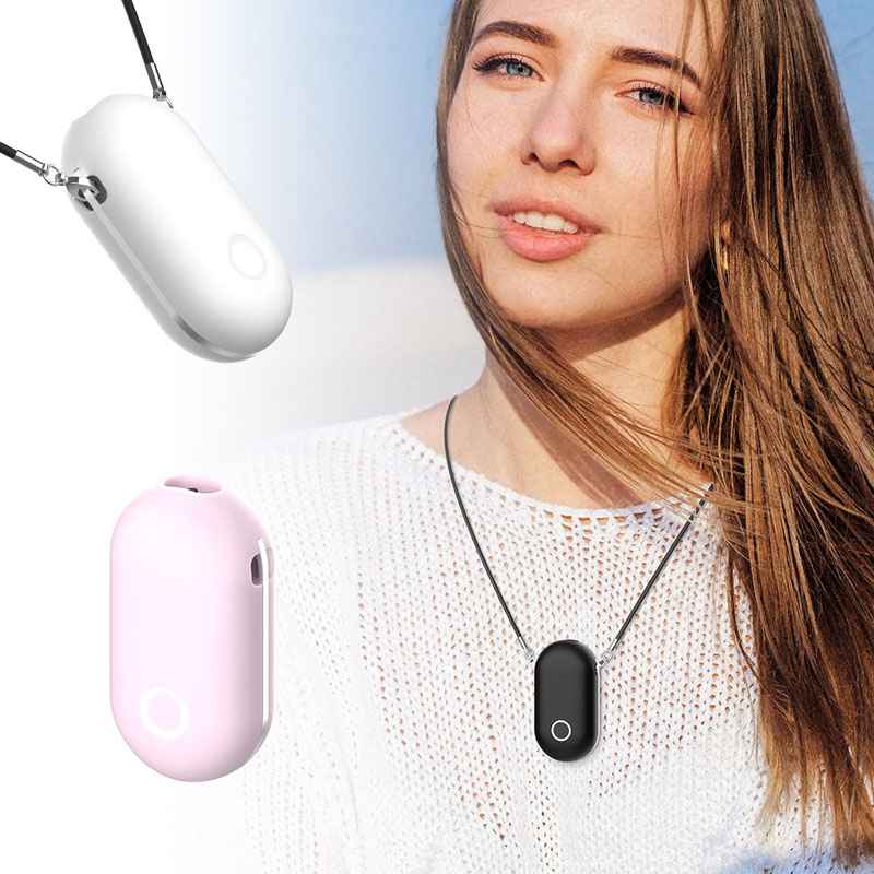 Compact Necklace Air Purifier Device