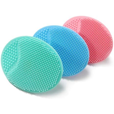 Soft Silicone Facial Cleansing Brush For Makeup Removing ( Pack of 2)