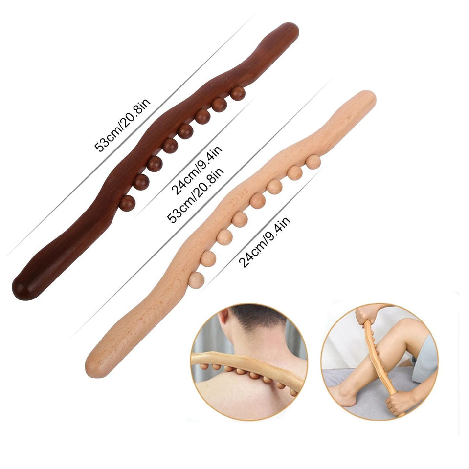 Wooden Massage Therapy Stick For Pain Relief Body Massager