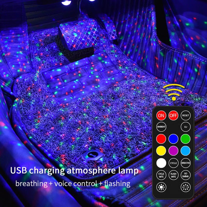Car Interior Ambient Lights- (Contains 4 light bars)