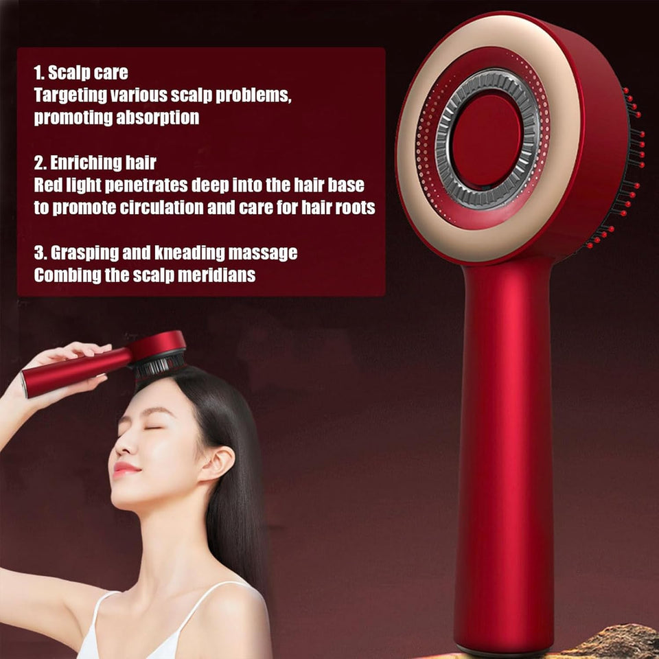 Electric Hair Oil Applicator Scalp Massager Comb