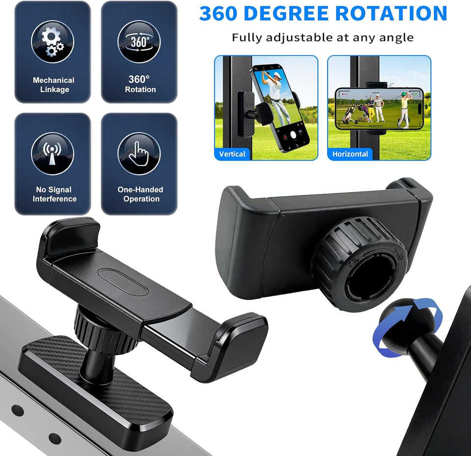 360° Rotation Magnetic Phone Holder for Gym