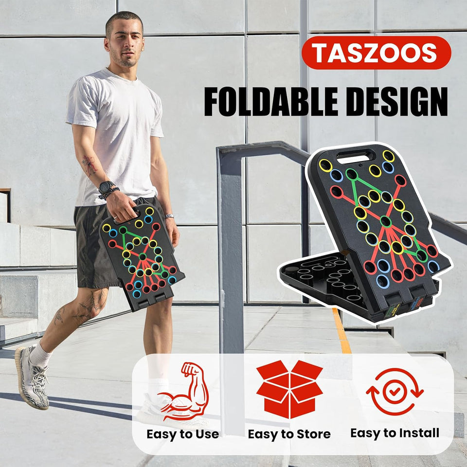 Portable home push-up board stand