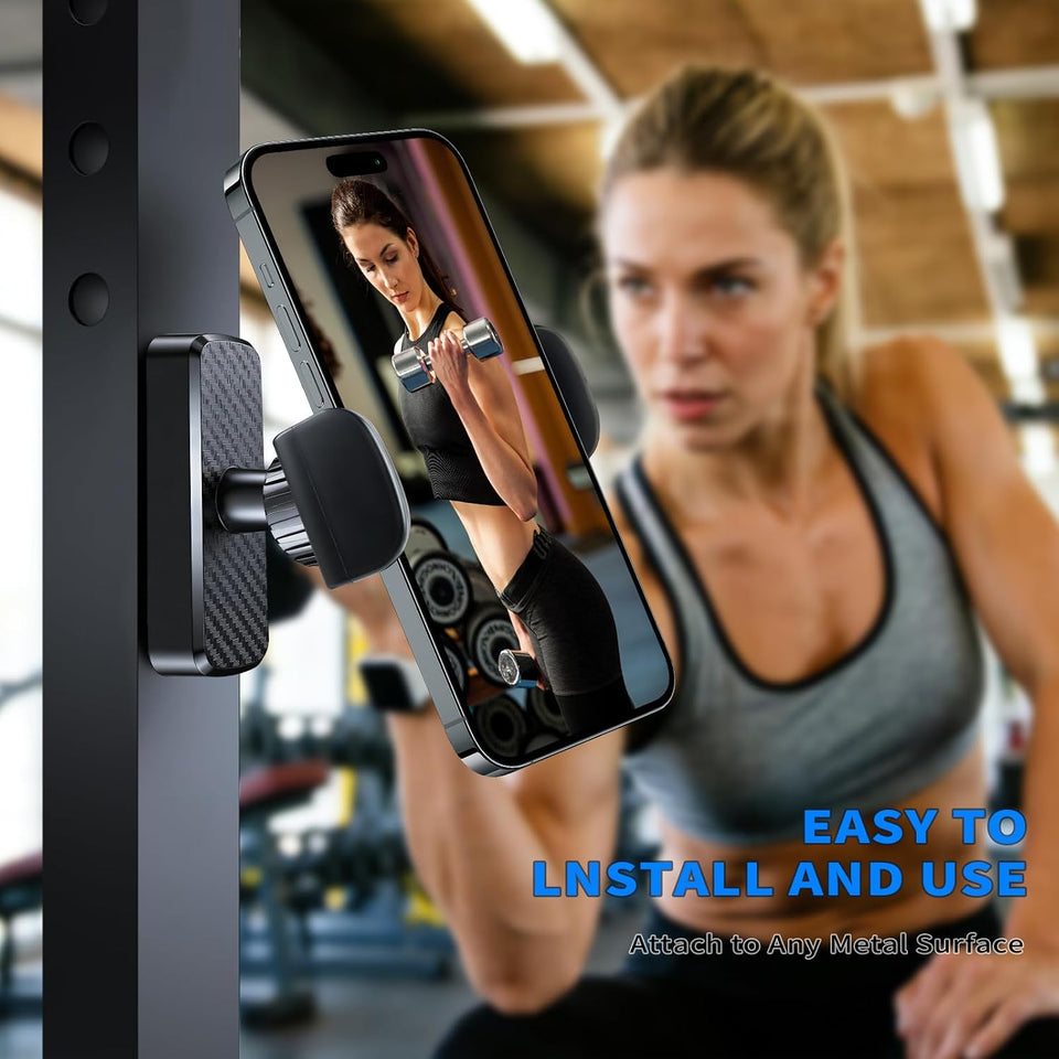 360° Rotation Magnetic Phone Holder for Gym