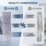 Adjustable Length Aluminum Sewing Gauge