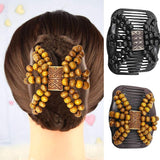 Magic Wooden Beads Hair Comb