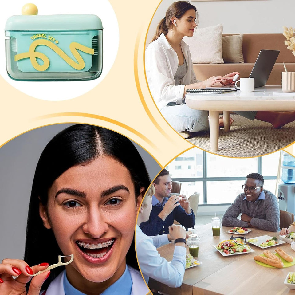 Portable Floss Pick Dispenser
