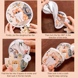 Cute Cartoon Animal Reflector Folding Hand Fan