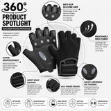 Anti-Slip Half Finger Workout Gloves