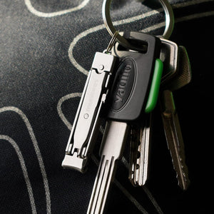 Foldable Ultra-Thin Nail Clippers Keychain