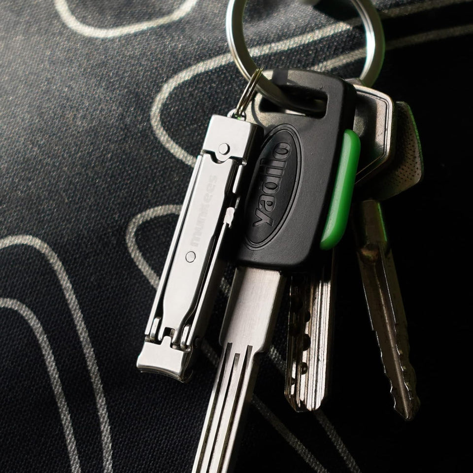 Foldable Ultra-Thin Nail Clippers Keychain