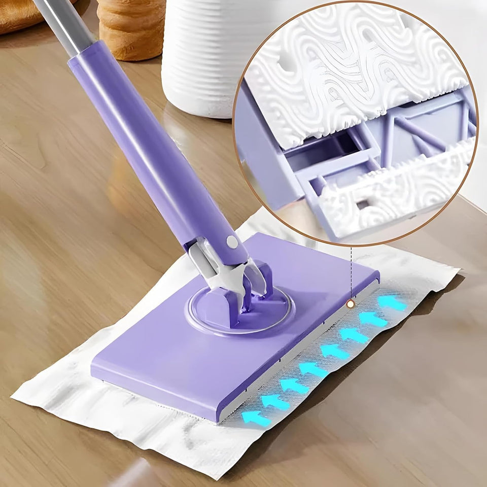 Portable Reusable Plastic Mop