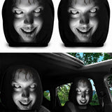 Ghost Face Headrest Covers