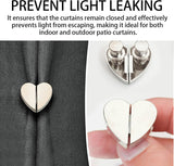 Heart-Shaped Curtain Magnets