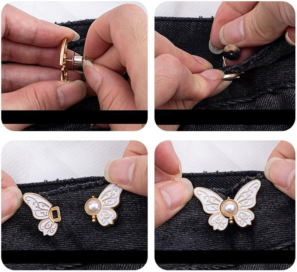 Butterfly Shape Waist Adjust Button