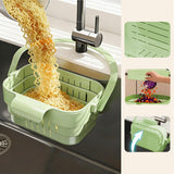 Space-Saving Foldable Expandable Sink Strainer