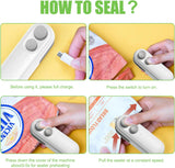 2 in 1 Rechargeable Portable Heat Sealer