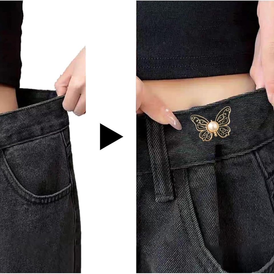 Butterfly Shape Waist Adjust Button