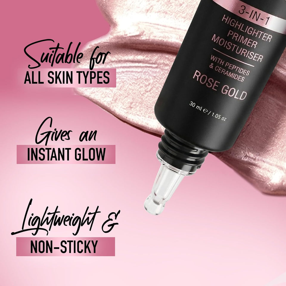 3-In-1 Non Sticky Highlighter, Primer & Moisturiser