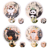 Cute Cartoon Animal Reflector Folding Hand Fan