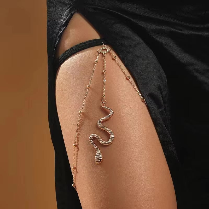 Snake thigh sexy leg chain