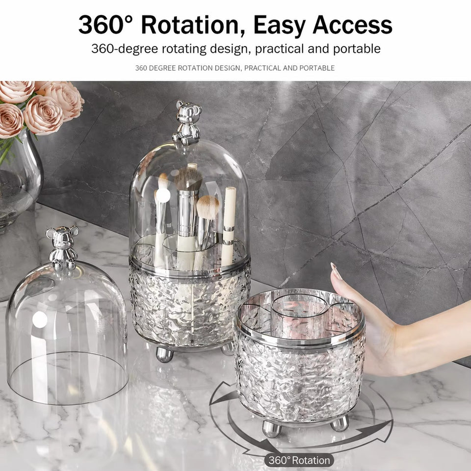 Fancy 360° Rotating Portable Cosmetic Organizer for Vanity