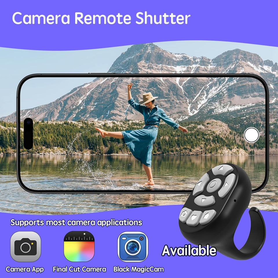 Multi-function Bluetooth Ring Remote Controller