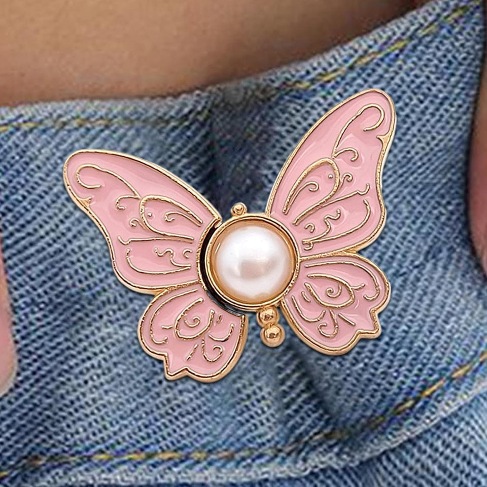 Butterfly Shape Waist Adjust Button