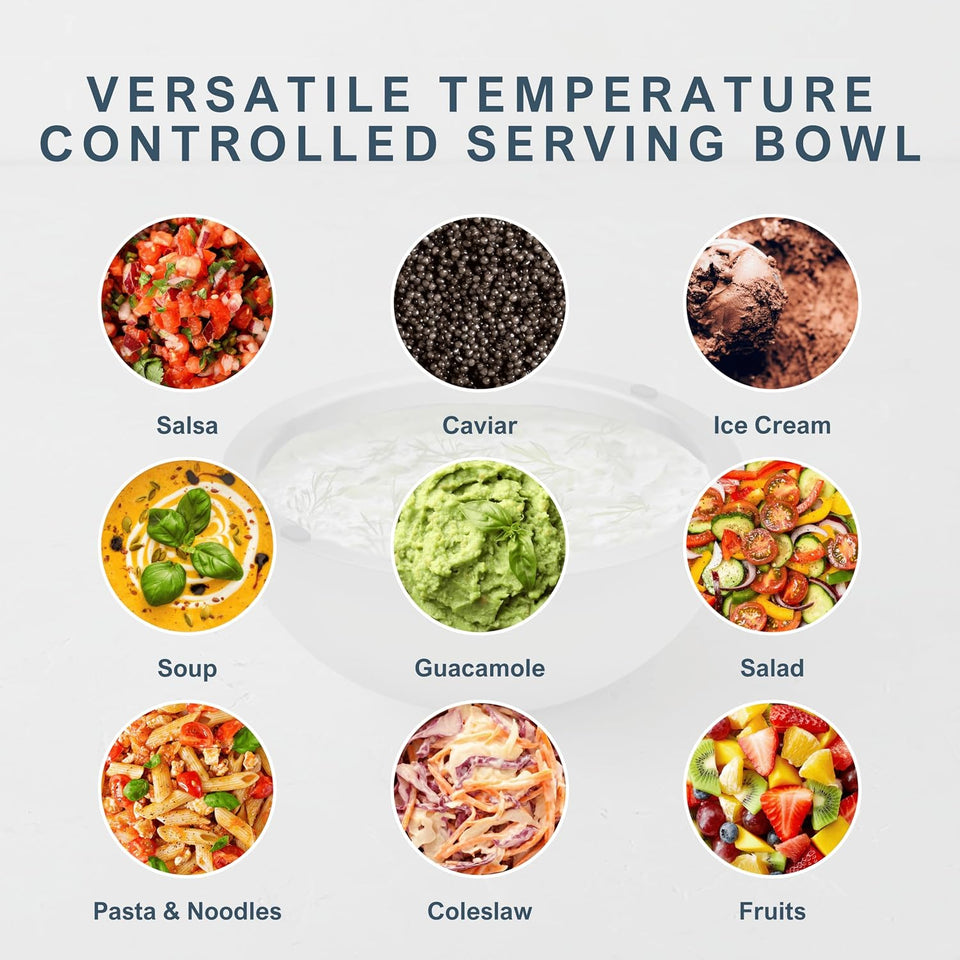 Stainless Steel Double Wall Insulated Hot/Cold Serving Bowl
