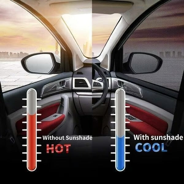 4 Pcs Universal Car Window Screens