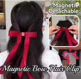 Large Long Fabric Bow Hair Claws for Women Girls