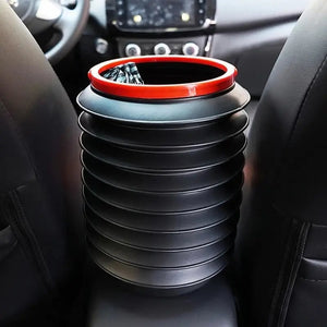 PORTABLE FOLDABLE CAR TRASH BIN CAN