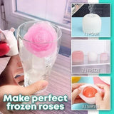 3D Rose Shape Ice Cube Mold