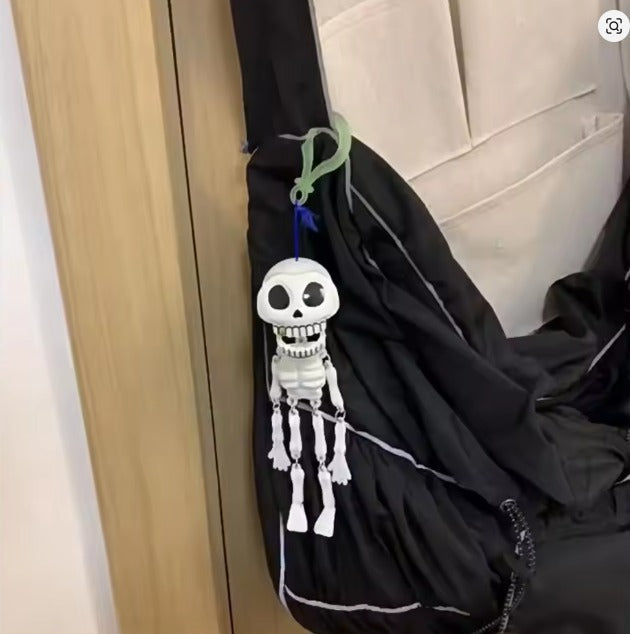 Halloween Skeleton Keychain with Moving Joints