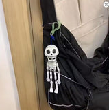 Halloween Skeleton Keychain with Moving Joints