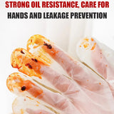 Extra Thick Long Printed Disposable Gloves