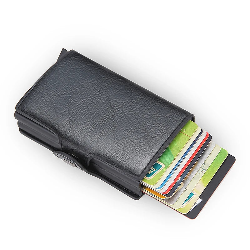 Engraving Wallet Rfid Carbon Fiber Credit Card Holder