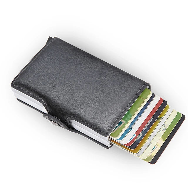 Engraving Wallet Rfid Carbon Fiber Credit Card Holder