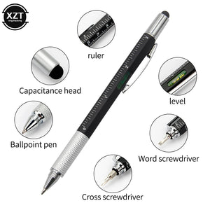 7 In 1 Multifunction Ballpoint Pen With Modern Handheld
