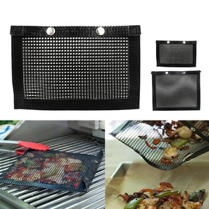 Mesh Grill Bag Non-Stick Barbecue Temperature Resistant Cooking Grilling Pouch