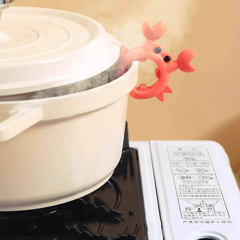 Reusable Silicone Pot Lid Rest Cooking Tool
