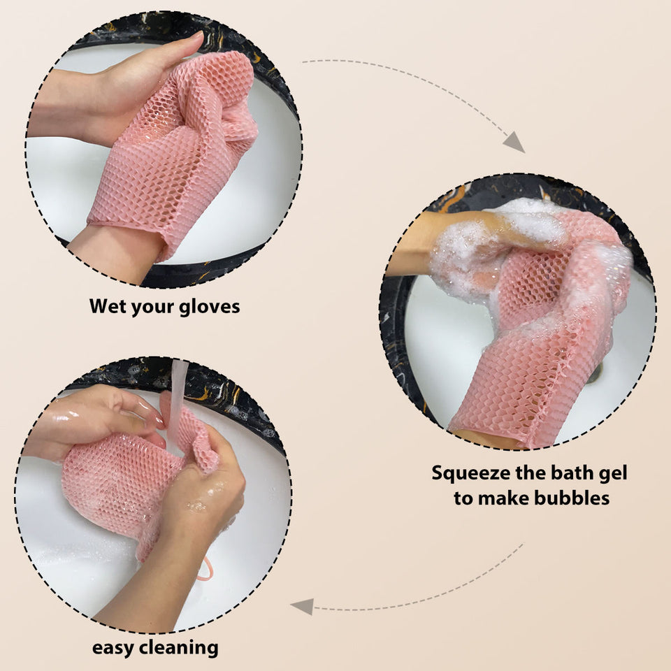 Natural Exfoliating Loofah Bath Glove