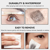 Waterproof Mascara Natural Black 3D Silk Fiber Eyelashes